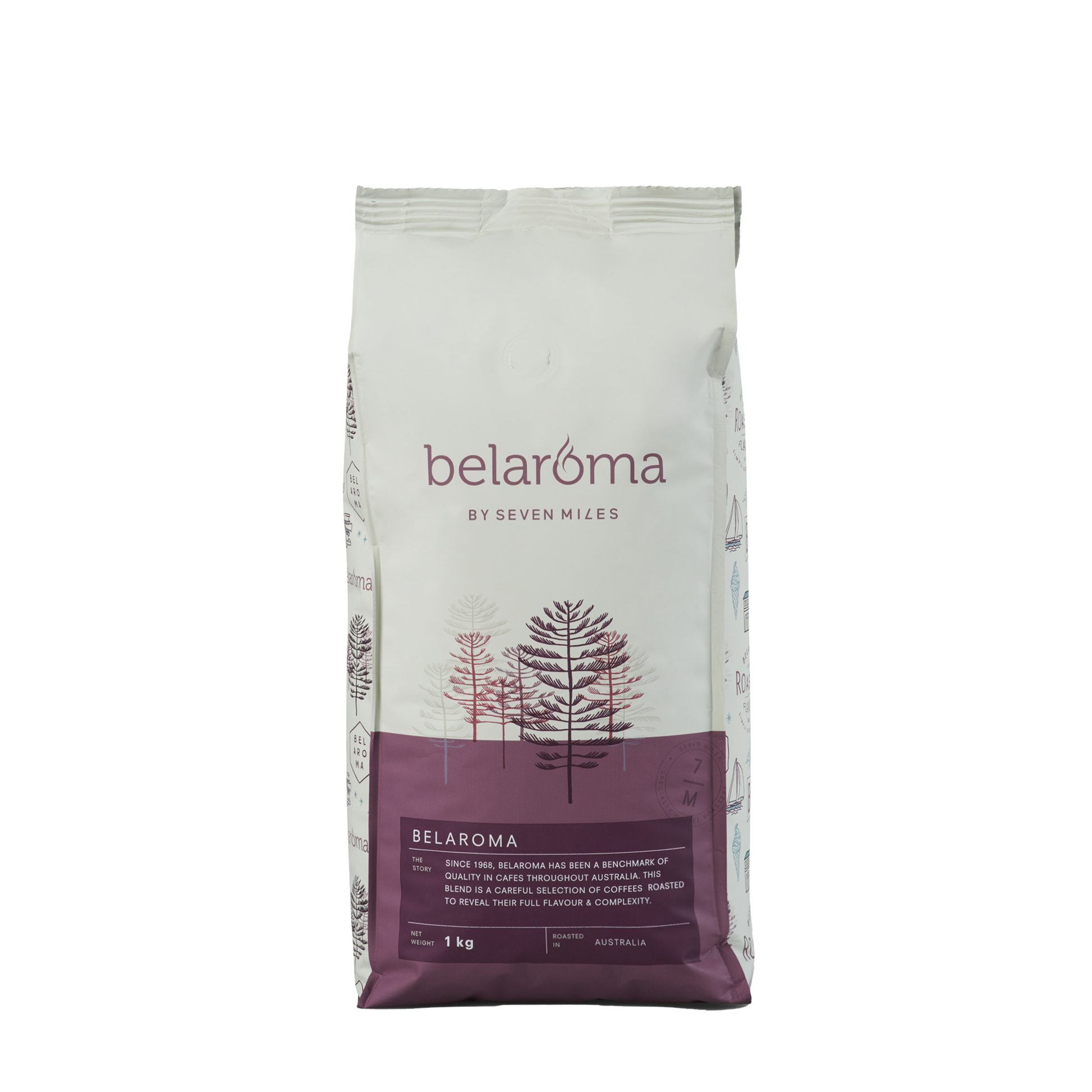 Our Belaroma coffee range consists of four favourite blends: Octavia, No 5, Julius and No 25. Each blend is expertly roasted and blended right here in NSW, Australia with coffees masterfully sourced from the most popular coffee producing countries in the world. Perfect for Latte, Cappuccino, Flat White or just Black.