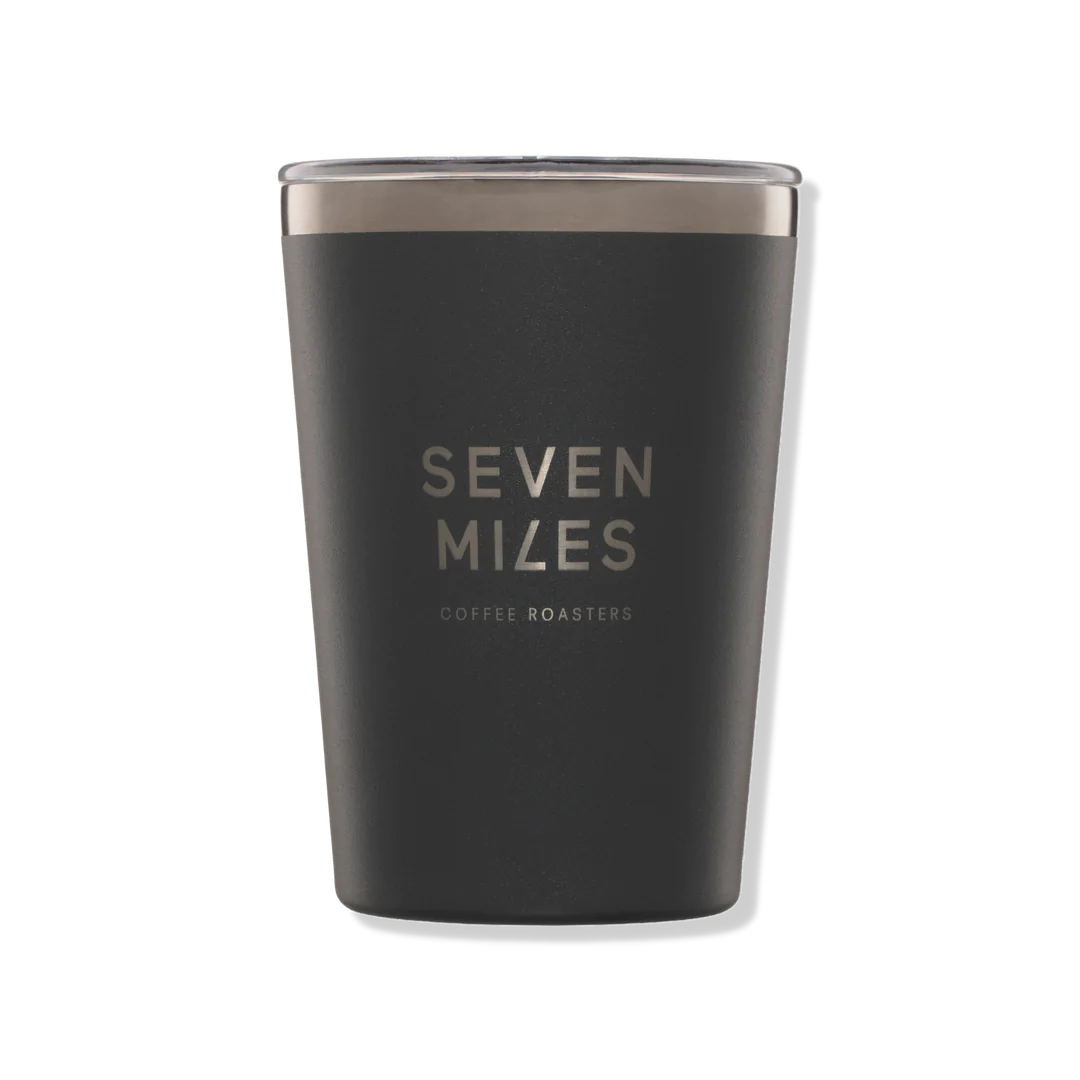 Seven Miles brand keep cup, made by our friends at Project PARGO! Not just another reusable cup, please welcome the PARGO cup.