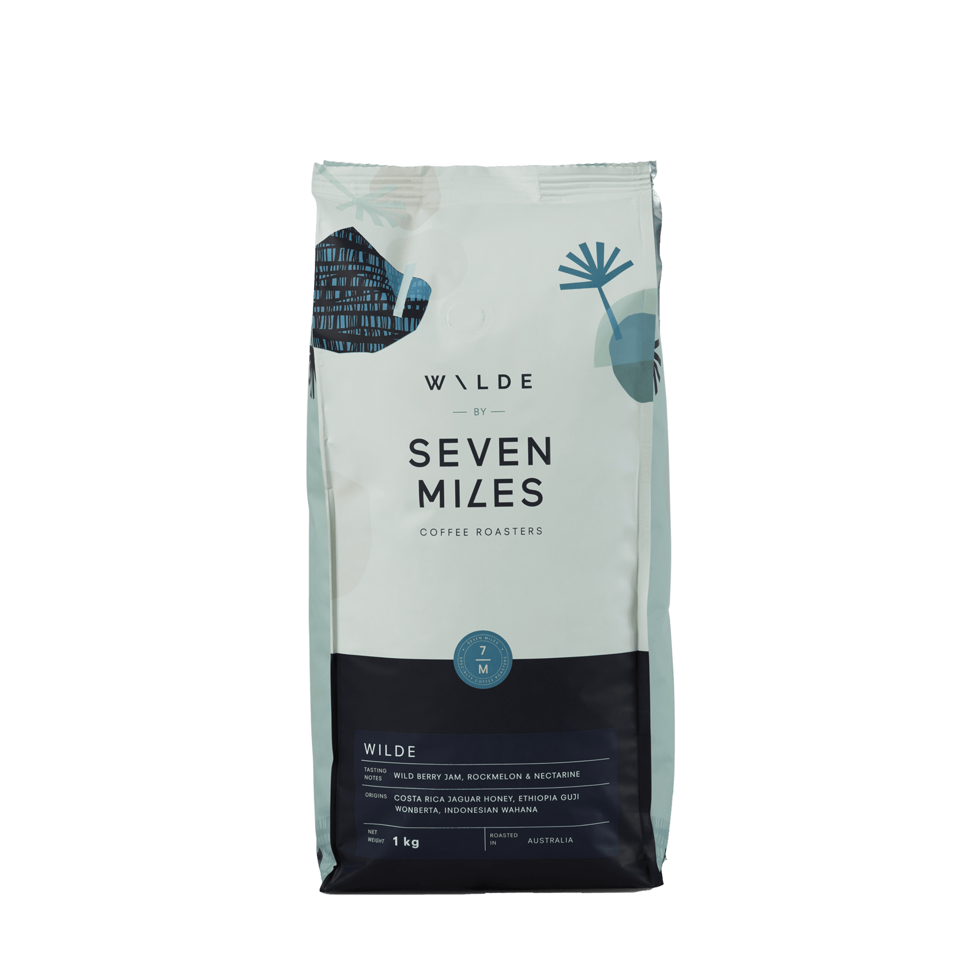 Seven Miles Coffee Roasters Wilde blend 1kg image.