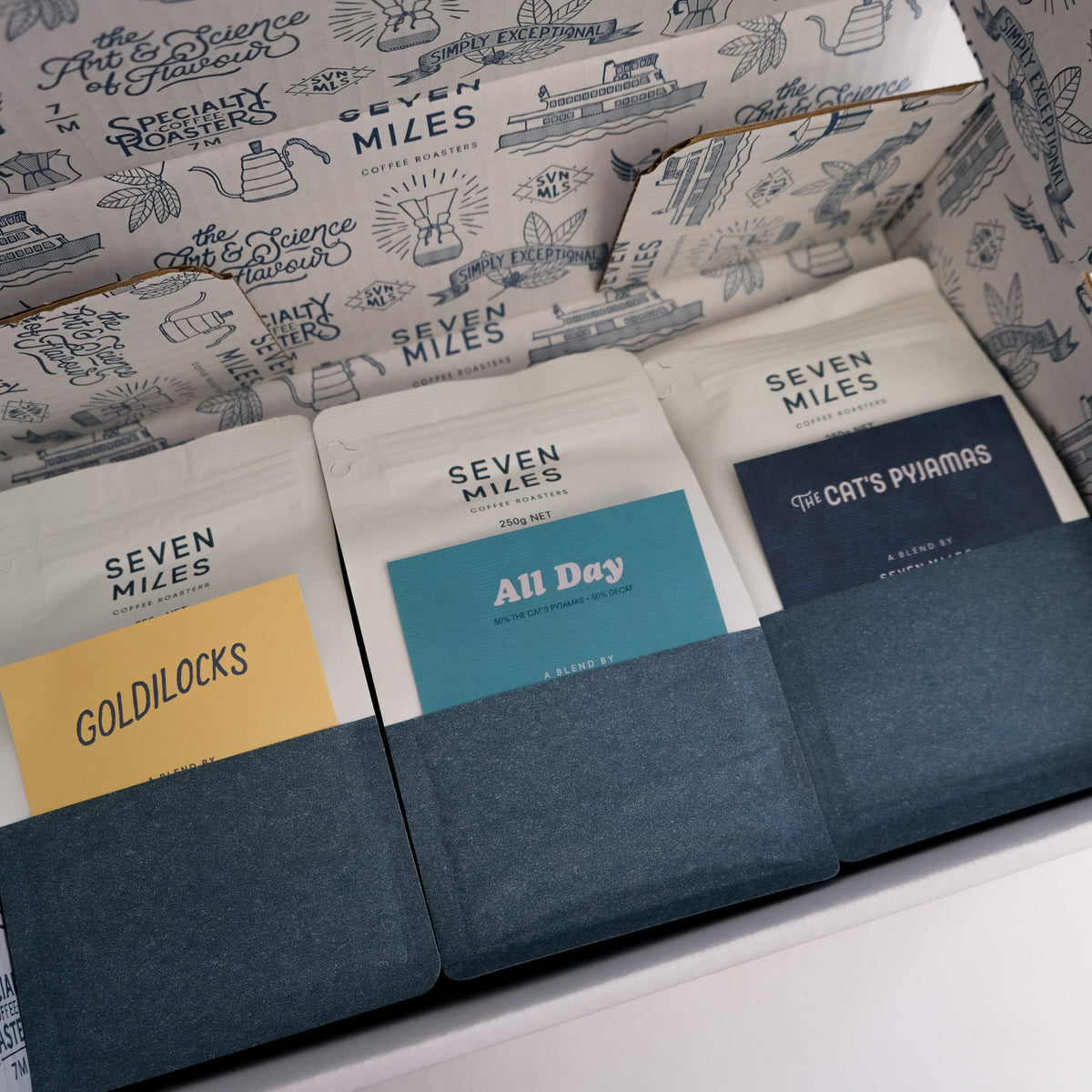 Seven Miles Coffee Roasters | Balanced Buzz Sampler Pack