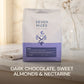 Seven Miles Decaf 500g whole bean coffee – dark chocolate, almonds & nectarine. 