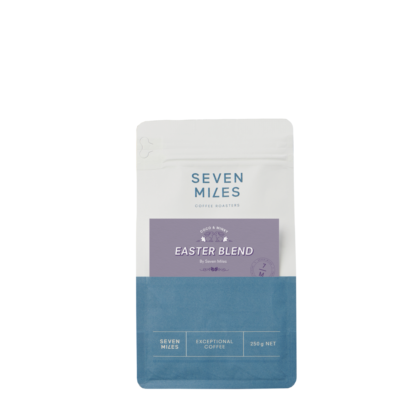 Easter limited-release coffee blend with notes of milk chocolate, caramel and macadamia nut.