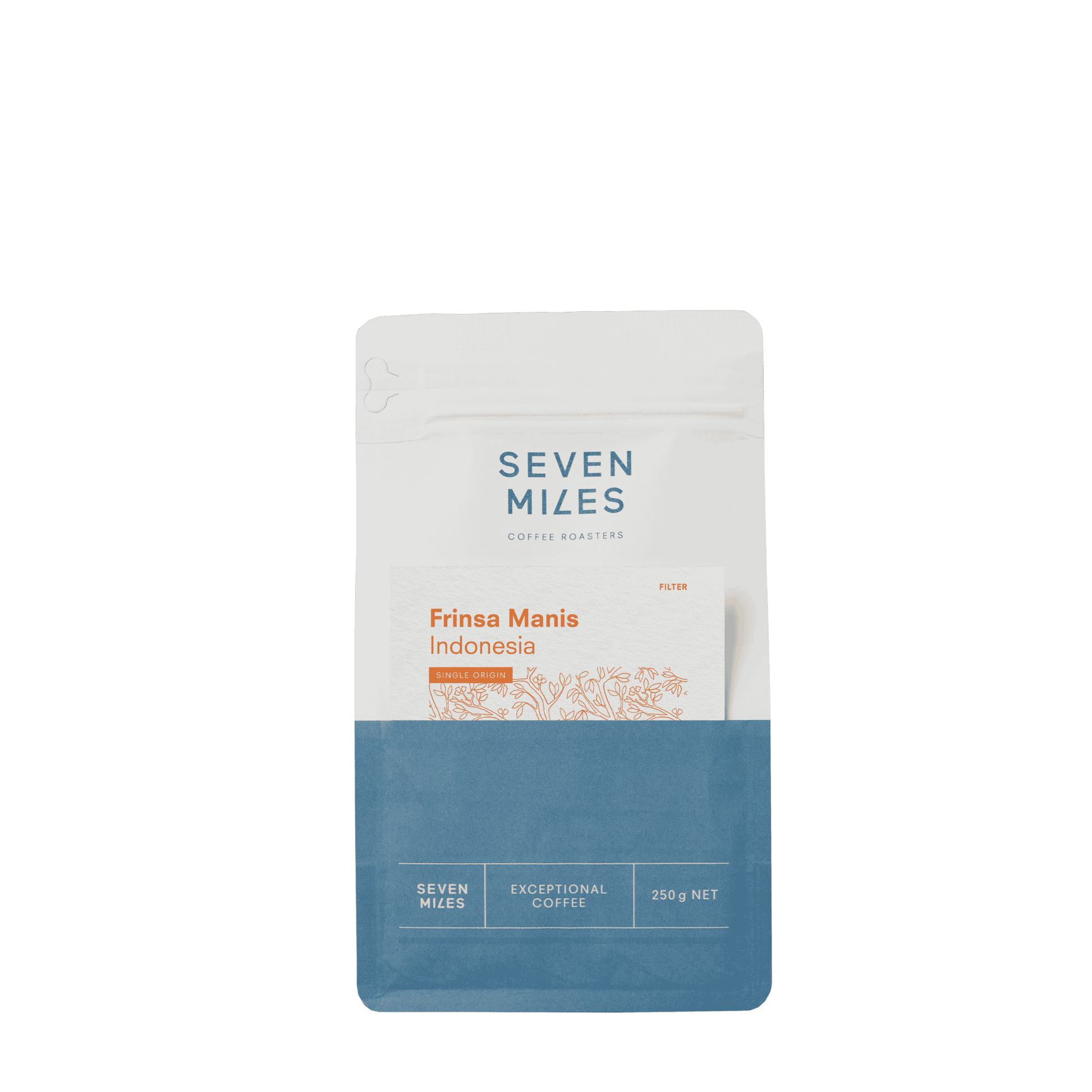 Seven miles newest Single Origin Indonesia Frinsa Manis, espresso roast