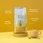 Seven Miles Goldilocks whole coffee beans 1kg Coffee bag - tasting notes Milk Chocolate, Candied Hazelnuts and Orange Cake.