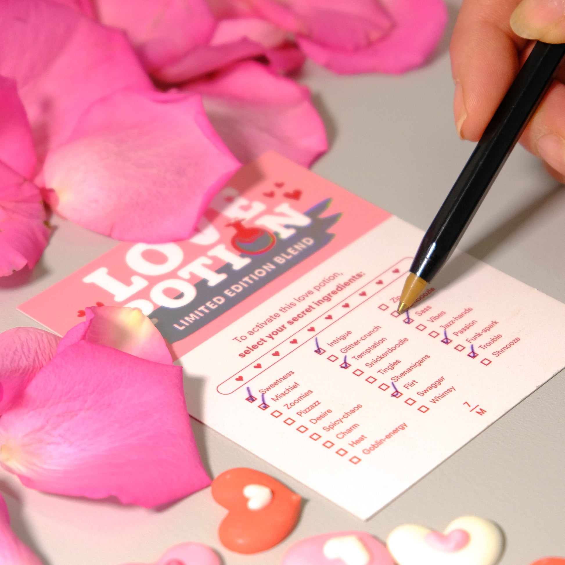 Meet “Love Potion”. A magical mix with notes of rose and milk chocolate. Brew your own love spell and fall for every sip. Shop for the perfect Valentine’s coffee.