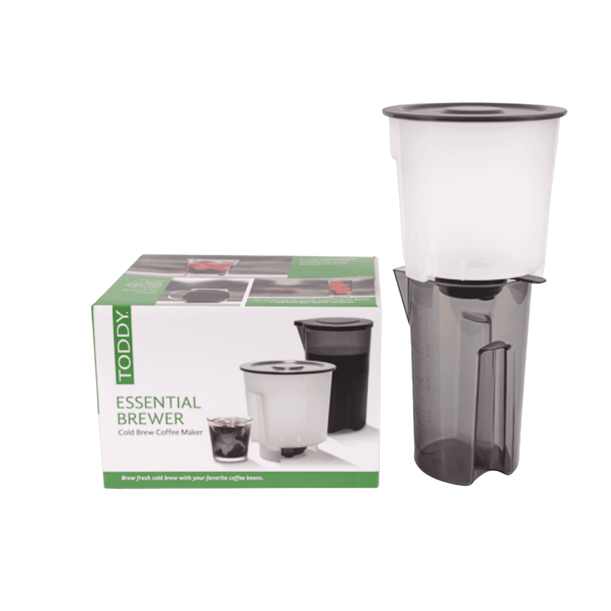 The Toddy® Essential Brewer is a durable, nonelectric cold brew coffee maker that enables even those who are new to cold brew to enjoy cafe-quality refreshment.