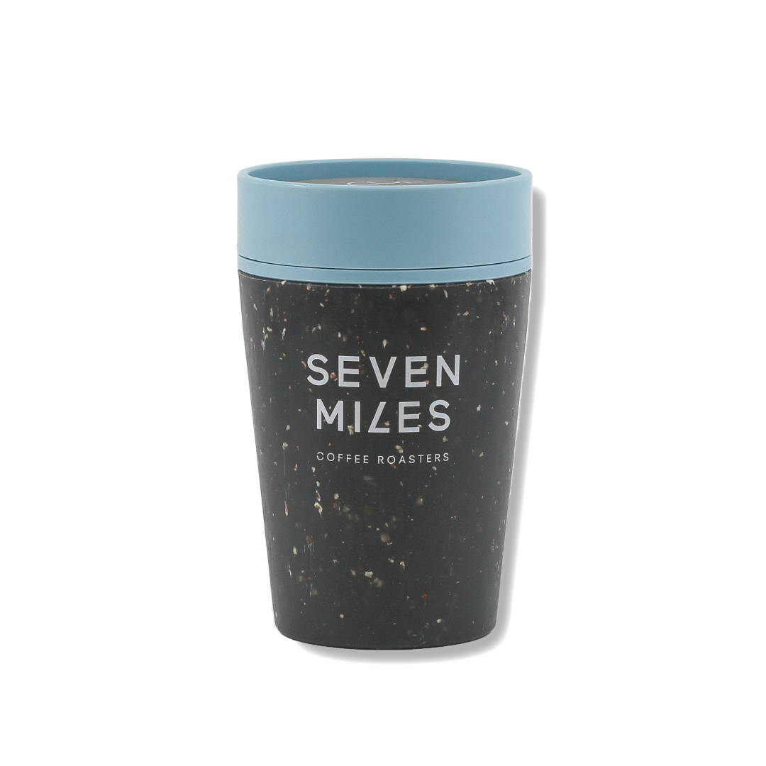 world's first reusable coffee cup made from used paper cups – the Seven Miles rCUPs.